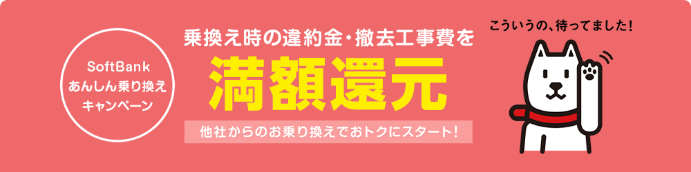 安心乗換えキャンペーン