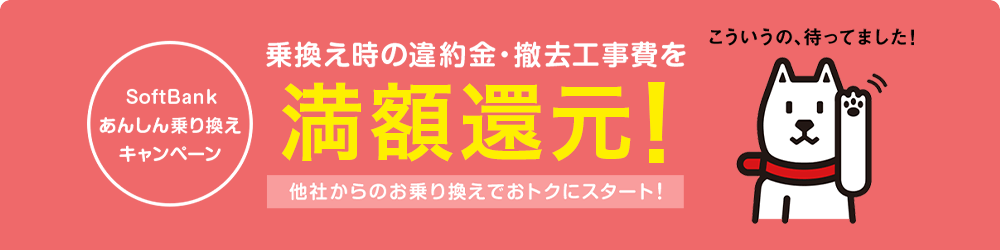 安心乗換えキャンペーン